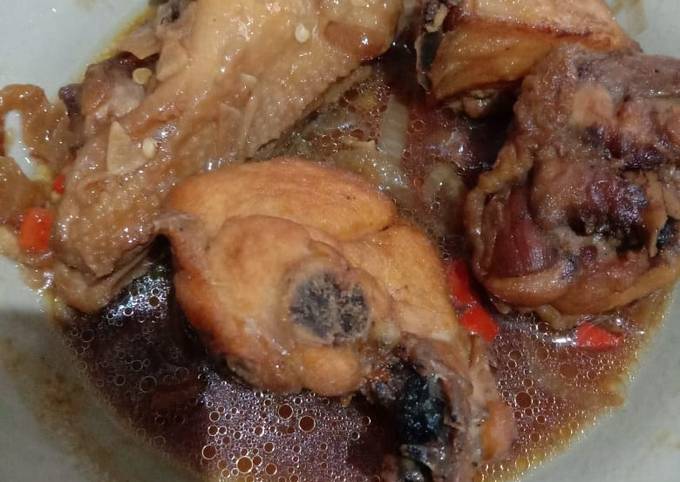 Ayam kecap pedas