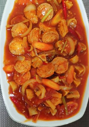 Foto resep Tofu asam manis pedas
