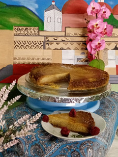 Una foto de Pastel imposible (chocoflan)