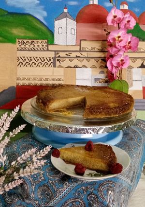 Una foto de Pastel imposible (chocoflan)