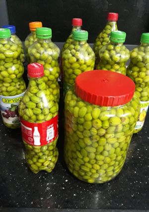 صورة لوصفة كبس الزيتون الاخضر