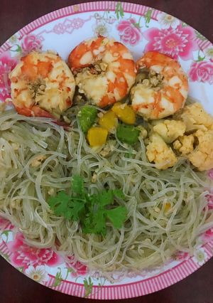 Hình của món Miến xào.