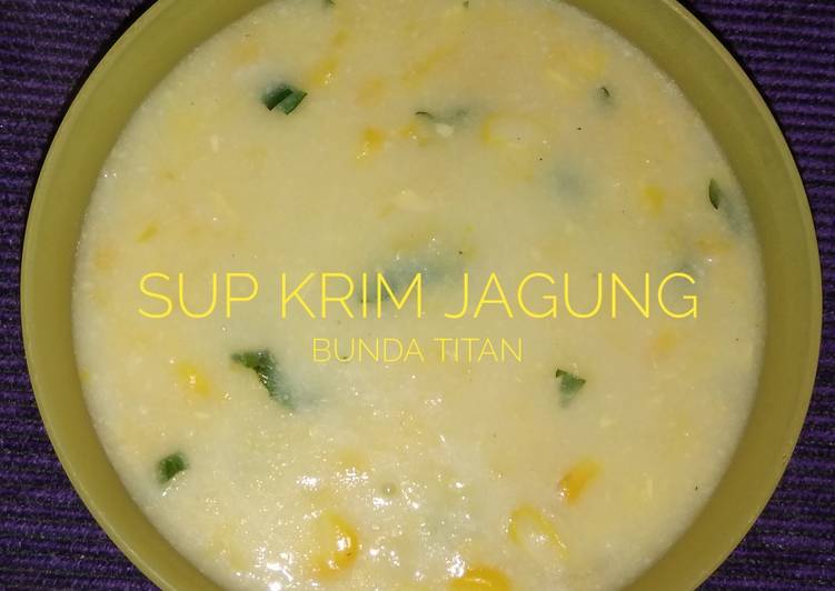 Resep Sup Krim Jagung, Sempurna