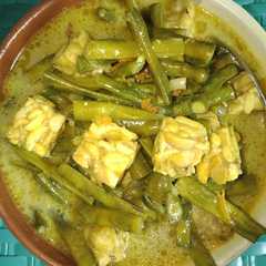 รูปของ Gulai kacang panjang dan tempe
