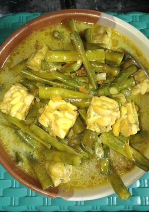 Foto resep Gulai kacang panjang dan tempe