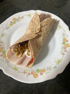 Una foto de Fajita integral con pavo