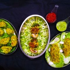 Sizzling Cabbage Muthiya A picture of Sizzling Cabbage Muthiya.