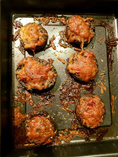 Una foto de Champiñones rellenos