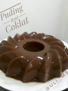 Foto resep Puding roti coklat