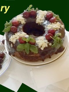 صورة لوصفة كيكة الشوكولاته البسيطة