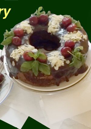 صورة لوصفة كيكة الشوكولاته البسيطة