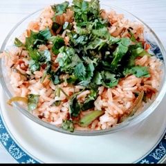 A picture of Vegetable Biryani.