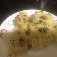 White Dhokla A picture of White Dhokla.