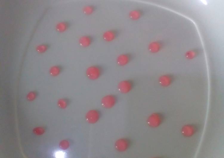 Coco pandan jelly sauce