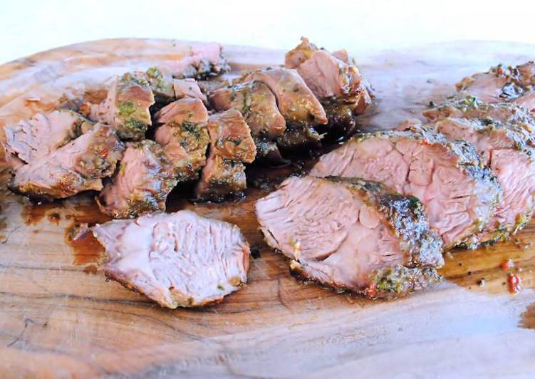 Simple Way to Prepare Speedy Grilled lamb fillet