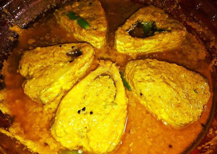 Steamed Hilsa