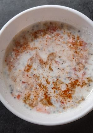 A picture of Chia Seed Raita.