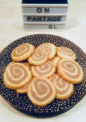 Une photo de Sablés bi goût vanille et cannelle