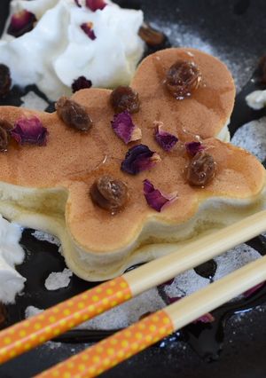 Japán szuflé palacsinta recept fotója