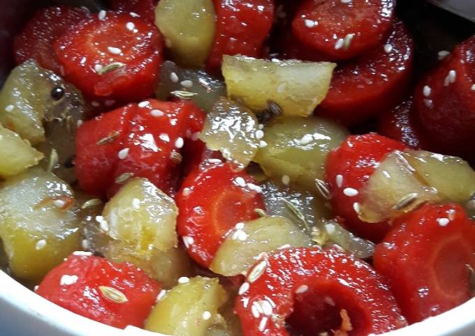Easiest Way to Make Homemade Instant Carrot Amla Murabba