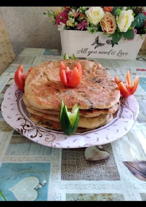صورة لوصفة اقراص زعتر 👌🏻مع كاسة شاي الله الله😋