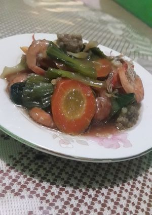 Foto resep Tumis sayur udang manis
