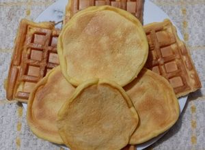 Una foto de Waffles y Pancakes Súper Esponjosos Sin Gluten