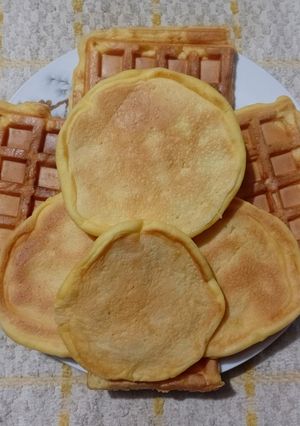 Una foto de Waffles y Pancakes Súper Esponjosos Sin Gluten