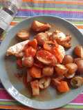 Φιλέτο κοτόπουλο με ruby potatoes
