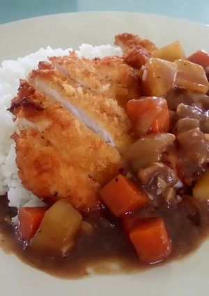 Foto resep Chicken katsu curry rice (ucu)