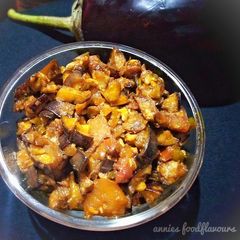 A picture of Easy baingan/brinjal sabzi..