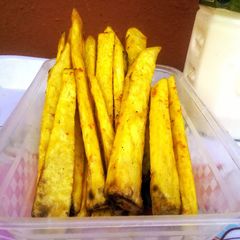 A picture of Crispy Golden Fried Yam.