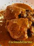 Contramuslos de pollo en salsa "picantitos"