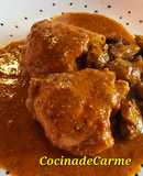 Contramuslos de pollo en salsa "picantitos"