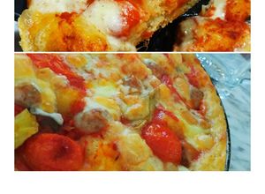 Foto di Pizza pugliese con impasto alla barese