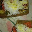 Tostadas vegetariana de verduras y mostaza