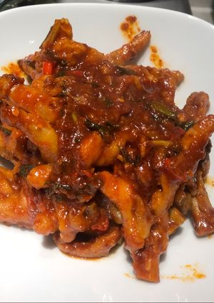 Foto resep Ceker pedas bumbu korea