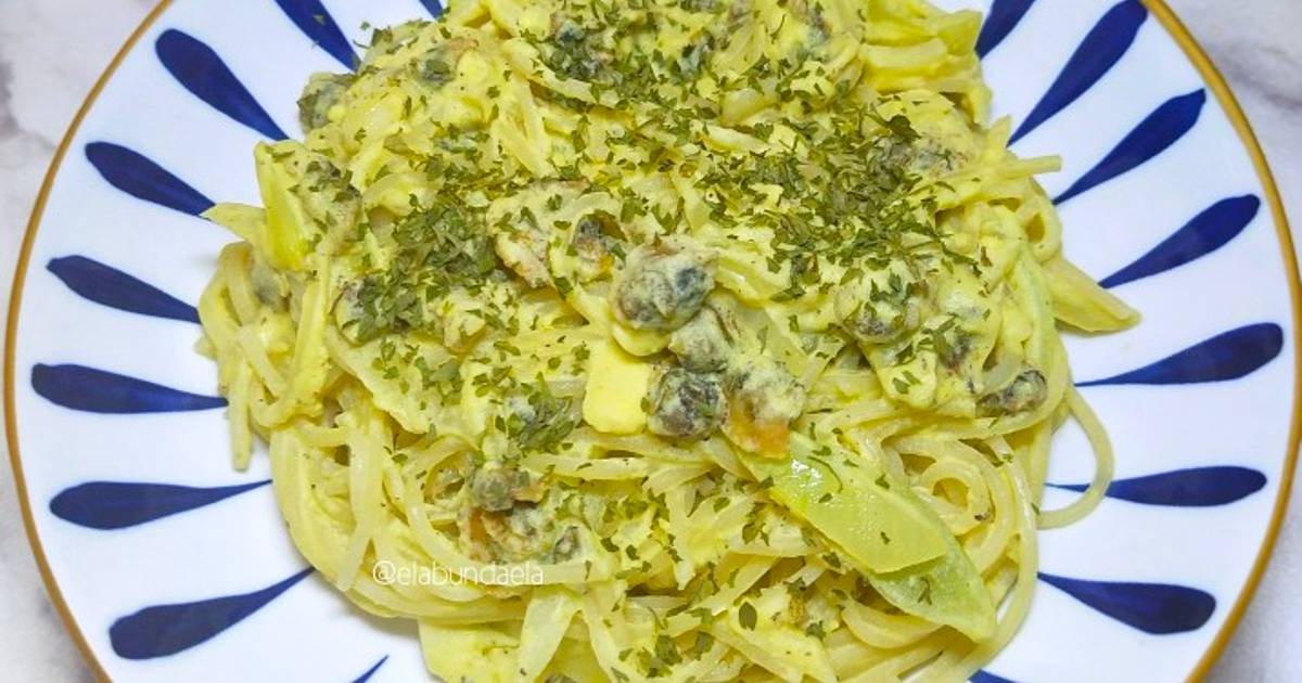 Resep Egg Yolk Spaghetti Oleh Bunda Ela Cookpad