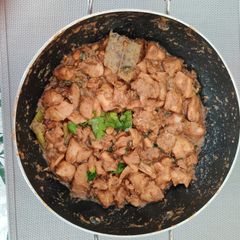 A picture of Chicken chukka.