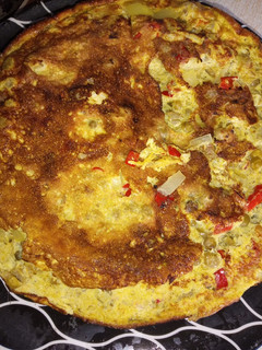 Una foto de Tortilla de arvejas