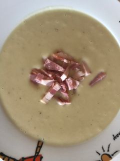 Una foto de Crema de calabacín