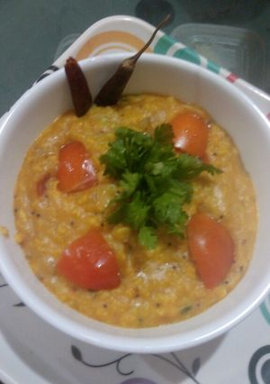 A picture of Dal Tadka Khichdi.