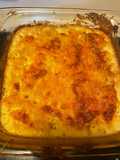 Half pan baked Mac & cheese