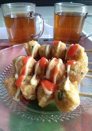 Foto resep 🌥Sate bola2 tempe🍡