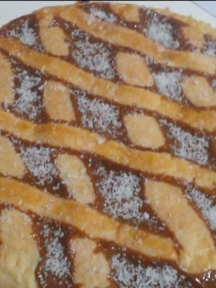 Una foto de Pasta frola de dulce de leche