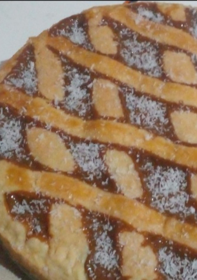 Una foto de Pasta frola de dulce de leche