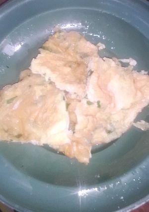 Foto resep Telur dadar pake daun bawang