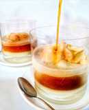 Affogato italiano de café con crema de whisky