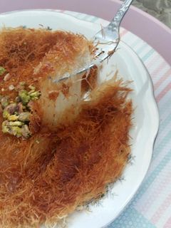 صورة لوصفة كنافة بالجبنة