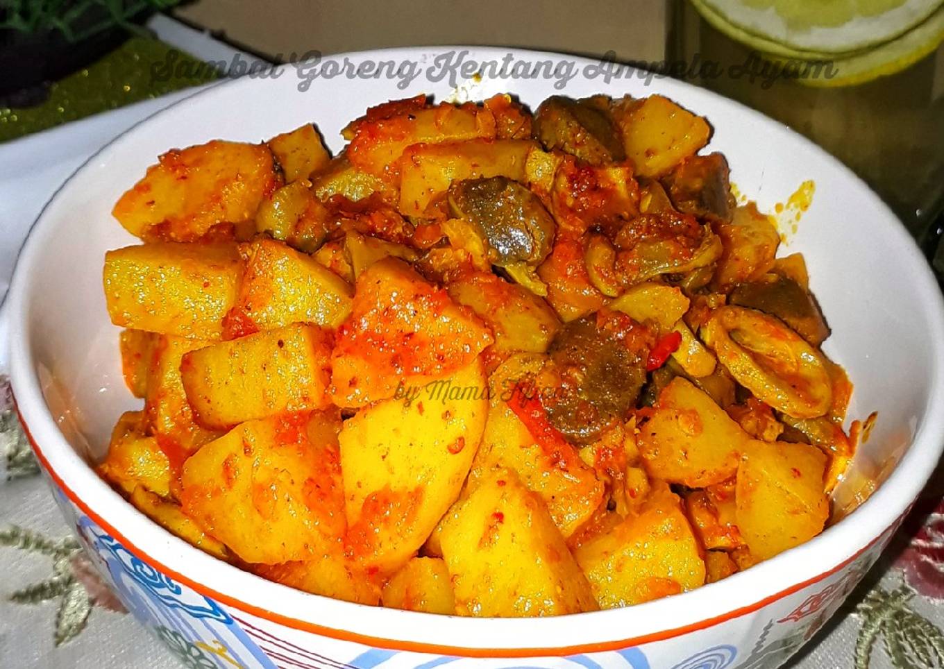 Sambal Goreng Kentang Ampela Ayam